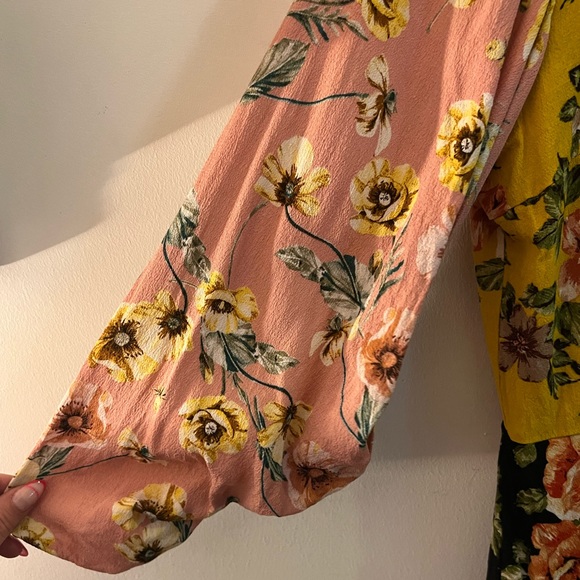 Zara Multicolour Floral Dress M 👗 - Picture 5 of 9